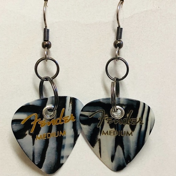 Guitar Pick Earrings by Guitar Pick Geek - Picture 1 of 1